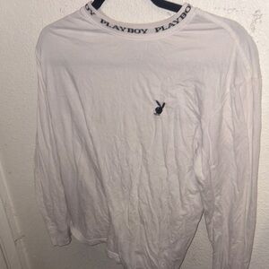 PLAYBOY White Long Sleeve Tee